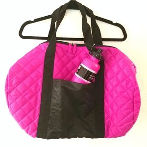Victoria's Secret Overnight Duffle Bag w/ bottle